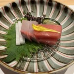 Private rooms Kaiseki Kitaoji Shinbashi Saryo Shiodome City Center Ten - まぐろ、勘八