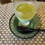 京料理河合 - 抹茶のデザート　レモンソース