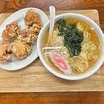 Ashikaga Men - からあげラーメン（唐揚げ別皿）