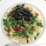 道産小麦のパスタ屋さん ミールラウンジ - 道産ホタテとトビッコの和風クリームパスタ（大盛り）