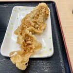 Ikiiki Udon Sakai De Ten - 新記録のサイズのゲソ天、