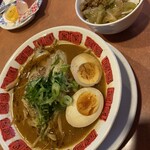 Bamiyan Oimachi Ten - 黄金比率味噌ラーメン＋ルーローハン