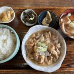 Oshokuji Dokoro Hanako - もつ煮定食　ミニうどんセット