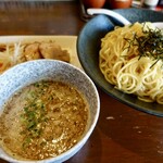 Nanaya - 魚介豚骨全部盛り、麺大盛