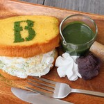 BON PETIT CAFE - 【2024.05】濃厚西尾抹茶のフレンチトースト(税込980円)