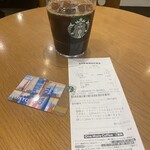 STARBUCKS COFFEE Kitte Hakata Ten - アイスコーヒーショート380円　完全に無駄な出費（ってか、ひと口も飲んでないのに量少なくね？）