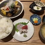 はるら - 茄子味噌炒め定食