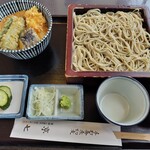 京七 - 2024.5せいろ蕎麦750円ミニ天丼480円