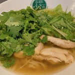 Vietnamese Pho no Mise Hirakata Ten - 満腹セットパクチー大盛