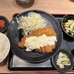 Kyushu Netchuya Shinjuku Nomura Biru Raibu - ■チキンカツ定食¥1,200