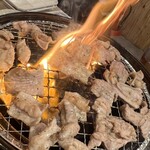 0 Byo Lemon Sour Sendai Horumon Yakiniku Sakaba Tokiwatei Kurume Ten - まとめて焼くのが仙台流⁉️