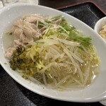 Shanghai Ryori Ebisenn - 冷やし鶏ラーメンセットです。（2024年5月）