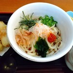 Jikasei Komeya no Udon - 赤ぶっかけ＆鯛ちくわ天