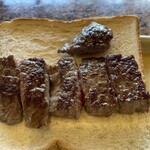 Teppanyaki Steak Hitotsuba Miyachiku - 上赤身肉