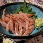 Kutsurogi Dining Toriaezu Gohei Hyogo Taishi Ten - 生桜えび刺身