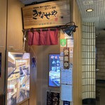 Niigata Meibutsu Funori Soba to Oishii Shusai Kinaseya. Akasaka Warikoten - 外観　お店は地下です