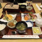 Washoku Restaurant Tonden Eniwa Ten - 天ぷら刺身膳