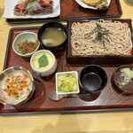 Washoku Restaurant Tonden Eniwa Ten - お蕎麦と子丼膳、カニ丼で。