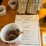 DAY TRIP - ◯絶品鶏レバーの醤油漬け¥500
                        …食べ飲み歩きが始まったばかりですが、
                        レバー好きとしてはこれはいただきたい！(๑˃̵ᴗ˂̵)笑