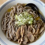 Soba Dokoro Banzan - 肉そば（冷）