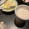 Sapporo Yasuke Tennoji Ten - お通しのキャベツと、生ビール