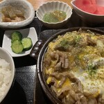 Shokusai Bishu Yashima - 日替り 牛とじ定食950円