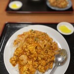 台湾料理 四季紅 - エビチリ飯♥