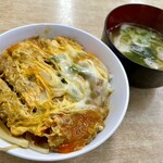 Ichiraku Shokudo - カツとじ煮丼と小うどん