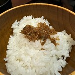 Hana Kagura - 「花かぐら弁当」のライス。ジャコが入っていました。
                        2024年6月11日