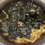 Teuchi Soba Takaki - 花立そばと言うのは、海苔が乗っただけのそばでした