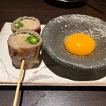 博多野菜巻き串焼き ここにこんね - 