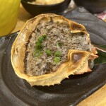 Toro Masa Shinbashi Ten - 蟹味噌甲羅焼き