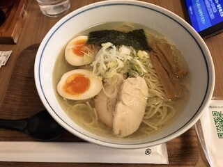 Men Dokoro Naokyu Saginuma Ten - 純鶏ラーメン＋味玉