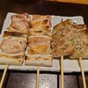 串焼き 勝元 - ネギ間とアスパラ巻き