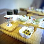 Juuwari Soba Sano - 養生前菜は「薬膳」を取り入れ、体にいいものを頂けます。普段不健康生活ですから、嬉しいですね。^^