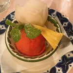 BARU-RESTAURANTE MIYAKAWA - ちゃっかりシャーベット