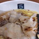 つけ麺いちろく - チャーシューではなく豚バラ肉