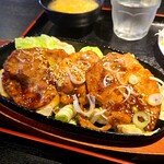 Sumiyaki Torishogun Miyakodori Ten - 生姜焼き定食