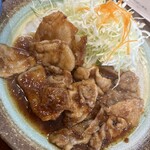 Tonki - 豚ロースしょうが焼き定食（ご飯大盛り）
                        1100円