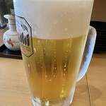 Kaiten Sushi Fujimaru Daimyo Ten - 生ビール