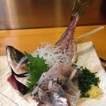 Sakae Zushi - 鯵造り（宮崎産）