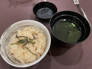 L'AUBE - 炊き込みご飯とお吸い物