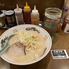 東京屋台らーめん 翔竜 - 翔竜麺（とんこつ）、次回から使用可能な半替玉券