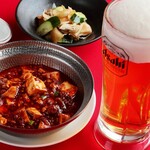 中国料理 百楽 - 生ビールセット