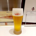 Gyutan Restaurant Jinchu - 生ビール 580円