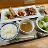 Shokusai Chubo Jardin - Aランチ（洋食）　ポーク肩ロース生姜焼き 春巻 焼売
                　スープ/サラダ/デザート