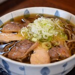 Soba Dokoro Taki - 肉そば（温）