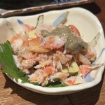 Bunji - カニ豆腐、蟹味噌、カニ身＝カニカニカニ