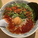 marugen ramen Kawagoe Kureamoru Ten - 辛肉そば(979円)