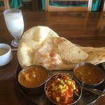 MINA - 料理写真:2種類カレーセット